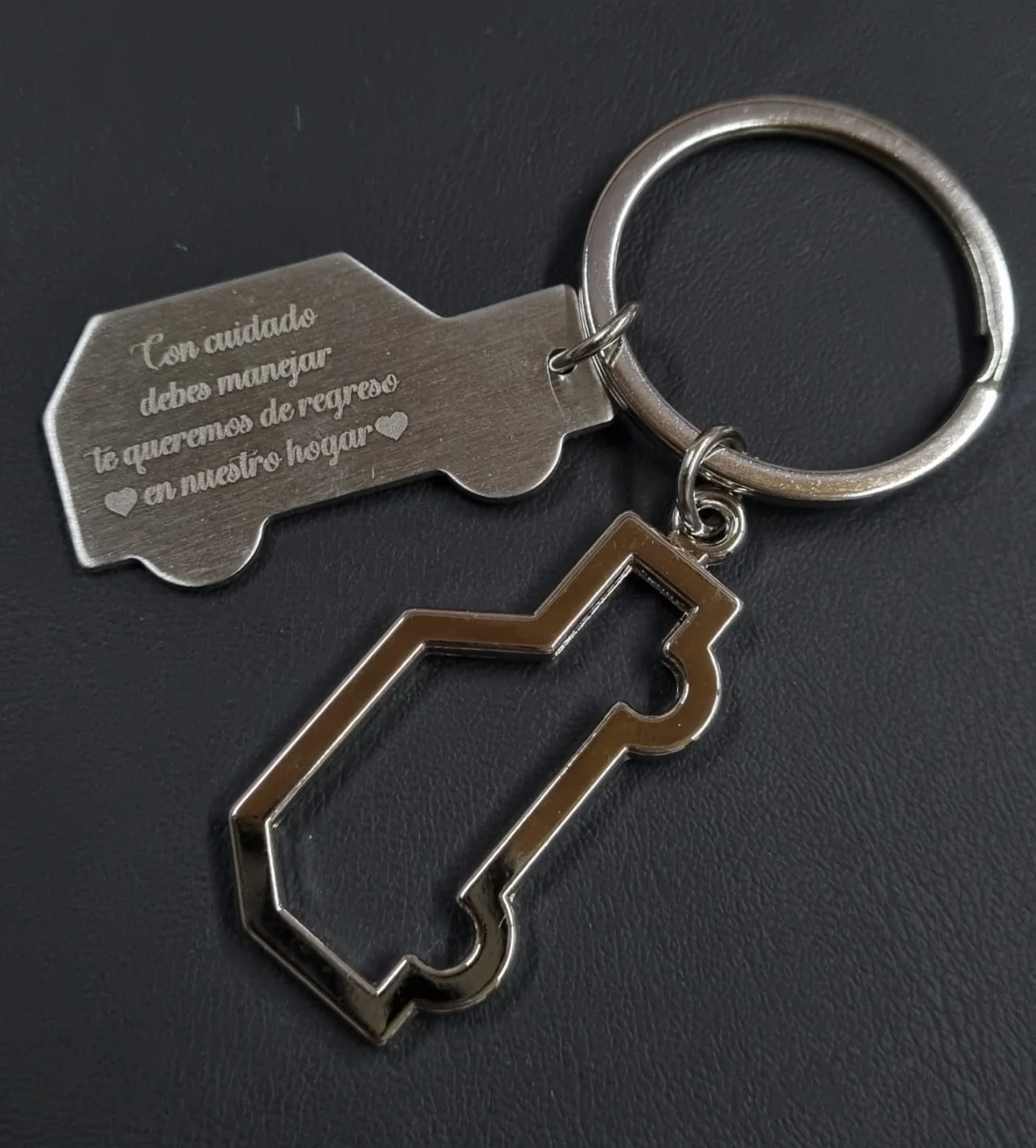 Llaveros Metálicos Personalizados Acabado Espejo
